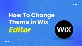How To Change Theme In Wix Editor - Tutorial