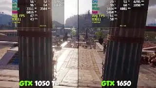 GTX 1650 vs GTX 1050 Ti Тест в 8 играх