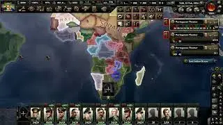 Short Map Overview of My HOI4 Playthrough as Portugal | Test