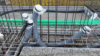 Inizio di un cantiere a Pieve di Cadore - Nuovo impianto elettrico