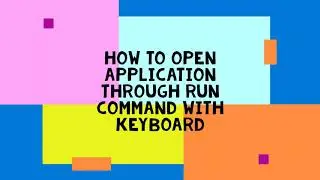 How to launch application through Run command with keyboard | DUAL IT SUPPORT