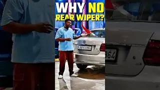 Why No Rear Wiper On Sedans? 🤔 #shorts #wiper #curiosity #thoughts #informative #hindi #cars24india