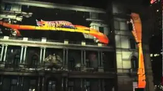Hot Wheels Race - 3D projection in Sydney.flv