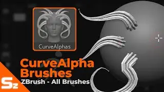 Curve Alpha Brushes: ZBrush All Brushes