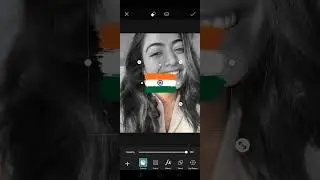 face painting photo editing in PicsArt | Republic day 