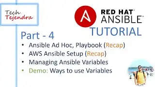 Ansible Variables, AWS Ansible Setup (RedHat Ansible Tutorial - part 4) RedHat Ex447