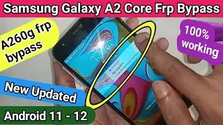 Samsung A2 core frp bypass // A260g Google Account bypass New Update