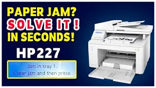 Easy Fix for Paper Jam in HP LaserJet Pro MFP M227sdn | watch now for a quick solution!