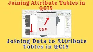How to Join Attribute Table in QGIS | How to Join Attribute Data from Excel to Shapefile in QGIS