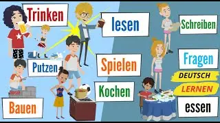 Wichtige Verben für Deutsch lernen: A1 und A2 Level – Lerne die wichtigsten Verben! 📚💡🗣️