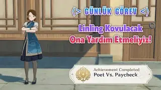 Poet Vs. Paycheck / Genshin İmpact / Gizli Başarım / Günlük Görev Başarımı / Linling