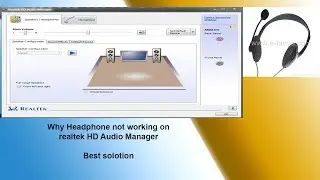 Why Headphone not working on realtek audio driver Why microphone not working on realtek hd audio dri