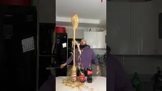 ЭКСПЕРИМЕНТ! Целая пачка mentos + Coca-Cola! Соседи уже съехали 😂