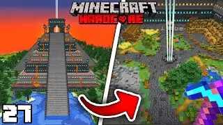 I Spent 28 Hours Building a MASSIVE Village in Hardcore... (S7E27)