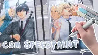 Chainsawman Copic Fanart Speedpaint ☆