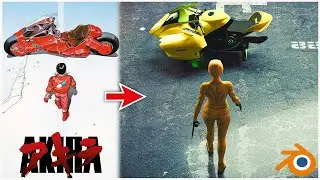 I Copied Akira's Style for Blender Animation and Got AMAZING Results!