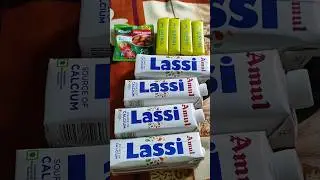 Flipkart Grocery Ke Sale mein ₹10 Mein Ye Sab Kuch Mila Mujhe 🤩 | #grocery #flipkart #shorts #lassi