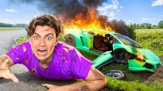 I Crashed My BRAND NEW Lamborghini!