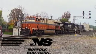 Railfanning in Erlanger KY Feat. NS 8105 (Interstate Heritage Unit) leading NS 28C
