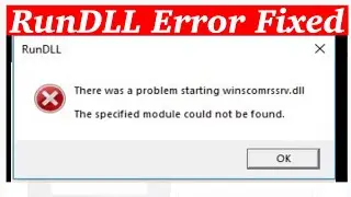 RunDll Error On Window 10 Fixed