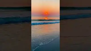 Sunset near the ocean - surjasto, wave of the ocean 