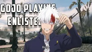Gojo plays Enlisted and outsmarts the game!? 🔥