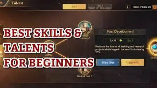 Best Skills and Talents For Beginners / Building 