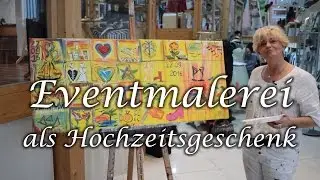 Eventmalerei als Hochzeitsgeschenk
