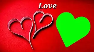 green screen heart background love Effects animation