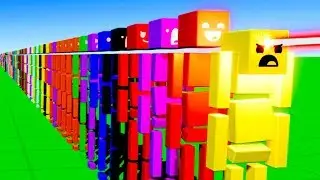 We Laser 1000 Ragdolls with One Shot in Fun With Ragdolls: The Game