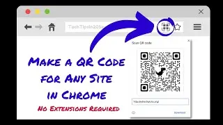 Make a QR Code Using Chrome - No Extension Needed