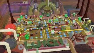 Mario Rainbow Castle + Luigi Engine Room in Mario Party Superstars mod!