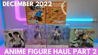 Anime figure haul December 2022 Part 2 | Fairy Tail, Naruto Shippuden Jututsu Kaisen 0 & Digmon