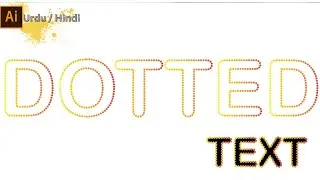 Dotted Text Effect in Adobe Illustrator