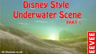 Animated Disney Style Underwater Blender Tutorial Part 1