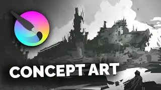 The Smudge Brush - AMAZING Custom Brush For Concept Art Krita Tutorial