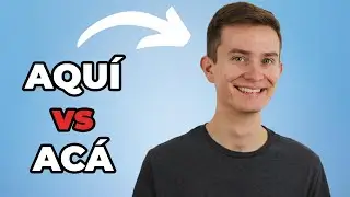 Aquí vs Acá AND Allí vs Allá In Spanish