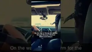 SlickLivingTV Snapchat Takeover with Straight Bananas Records with T.I.M.E., and Strong Arm Radio