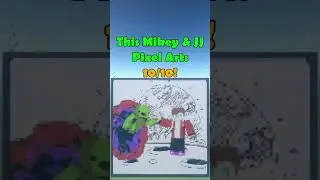 Minecraft Mikey and JJ - Maizen Pixel Art 