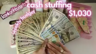 Cash Stuffing $1,030 | August 2024 | Week 3 | 24-Year-Old Budget