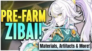 EVERYTHING You Need To Farm Zibai! | Artifacts, Materials & Locations! (Genshin Impact Farm Guide)
