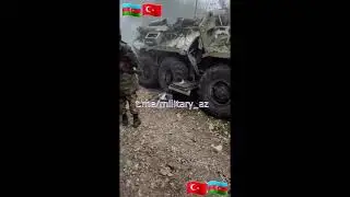 ВС Азербайджана затрофили трофейные БТР-82А