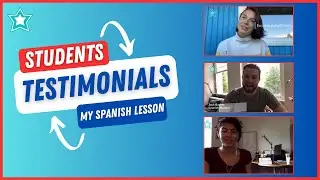 TESTIMONIALS MY SPANISH LESSON TV, this is what our students think about our Spanish course online