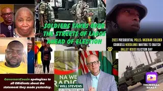 Soldier warn Electoral thug | Governor son apologize | CBN takes currency swap to village| Peter Obi