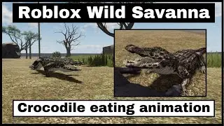 Crocodile eating animation + sound - Wild Savanna Recode 1.0 - Sneak Peek