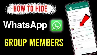 How to hide WhatsApp Group members | WhatsApp business community group kaise banaye