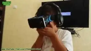 Эмоциональный мальчик в Виртуальной Реальности!  Emotional boy in Virtual Reality !