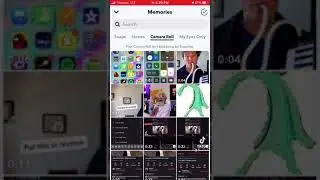 How to reverse videos in Snapchat