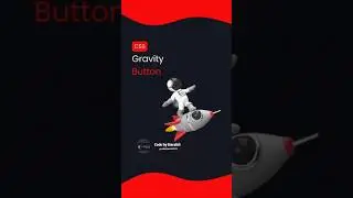 Gravity button animation using HTML CSS ✨ A Dynamic button animation 💕💕 