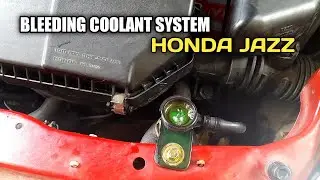 How to bleed coolant system honda jazz | Bleeding coolant | Radiant cooling